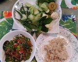 A picture of step 6 of Larb Salmon.