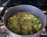 A picture of step 2 of Broccoli Rice 🍚.