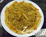 A picture of step 3 of Kabuli Chana Pulao.