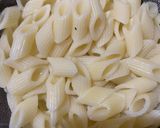 A picture of step 1 of Broccoli Pasta in Red Sauce.