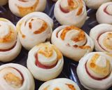 Foto del paso 7 de la receta: Pancitos Y Rollitos de Jamón y Queso 🧀