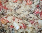 Une image de l'étape 2 de Riz pilaf, poivrons, champignons.