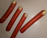 Foto del paso 1 de la receta: Dedos Terroríficos Halloween