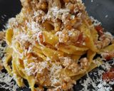 A picture of step 3 of Tagliatelle with Rabbit Ragù.