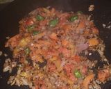 A picture of step 3 of Tawa aloo chat.