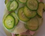 Foto del passaggio 4 della ricetta Lasagnetta patate zucchine e prosciutto cotto