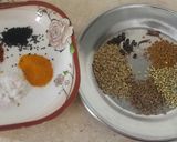 A picture of step 1 of Aschar ghosht.