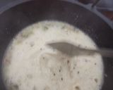 A picture of step 4 of Kerala upma.