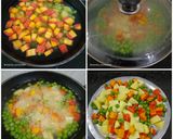 A picture of step 1 of Russian Salad.