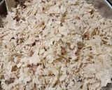 A picture of step 1 of Roti chivda (leftover chapati chura).