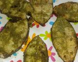 A picture of step 3 of Surmai Pulao Hara Masala.