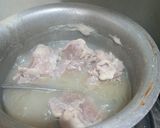 A picture of step 2 of Mutton yakhni.