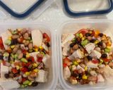 A picture of step 4 of Meal Prep Chicken Salad.
