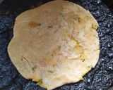 A picture of step 3 of Lacchaa paratha.