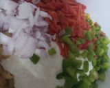 A picture of step 2 of Cold macaroni salad.