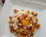 Foto del paso 5 de la receta: Noodles de arroz con cerdo, manzana y almendras