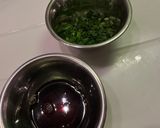 A picture of step 10 of Rice with Aged duck legs and Chinese sausages.