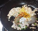A picture of step 1 of Vada Pav /aloo chop burger.