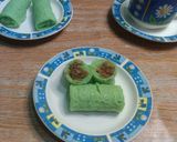 Foto langkah ke 4 dari resep Dadar Gulung Pandan Ekonomis.
