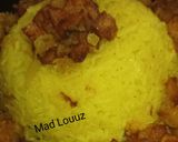 صورة لخطوة 6 من وصفة ارز مع بطاطا مقلية بالصلصة ولا أروع 🥘🥘🥘