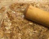 A picture of step 1 of Crispy walnut meringue .
