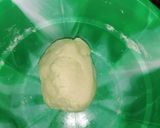 A picture of step 1 of Gullisuwa (fried milk balls).