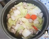 รูปขั้นตอนการทำที่ 5 ของ ต้มจืดผัดกาดขาวเต้าหู้-หมูสับ