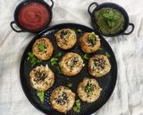 A picture of step 9 of Bread Golden Coin Cutlet.