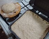 Foto del paso 2 de la receta: Fugazzeta rellena muzzarella bajo sodio, tomate y albahaca en Flip