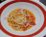 Foto langkah ke 3 dari resep Seblak makroni kerupuk+toge.