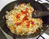A picture of step 6 of Chinese Egg Fried Rice.
