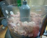 A picture of step 1 of Seekh Kabab.