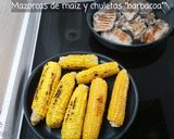 Foto del paso 6 de la receta: Mazorcas de maíz con chuletas "barbacoa"