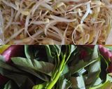 Foto langkah ke 2 dari resep Pelecing kangkung dan tauge.