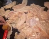 A picture of step 1 of Zinger burger.
