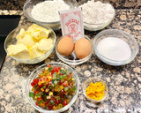 Foto del paso 1 de la receta: Galletas de maicena con frutas confitadas y pasas al ron