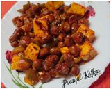 A picture of step 7 of Soya Chunk Chilli Paneer.