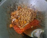 Foto langkah ke 5 dari resep Balado Tempe Ikan Asin.