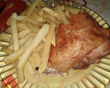 Foto del paso 4 de la receta: Pollo al horno con papas fritas