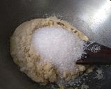 A picture of step 3 of Sooji Halwa.