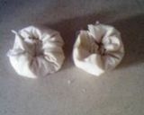 A picture of step 6 of Chocolate nests with syrup.