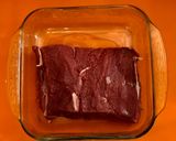 Foto del paso 1 de la receta: #LaCocinaNosUneMi bife de chorizo (entrecot en España) al vino rojo y frutos de estación