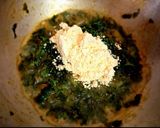 A picture of step 3 of Besan Bathua Leaves Sabzi.