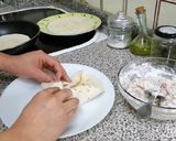 Foto del paso 2 de la receta: Wrap, burrito, fajita de atún y yogur / Desayuno o cena
