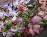 A picture of step 3 of Ragi semiya.
