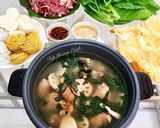 Hình bước làm 5 của món Lẩu Dê