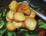 Foto langkah ke 4 dari resep Brokoli tofu saus tiram.