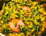 Hình bước làm 2 của món Canh Chua Bông Điên Điển Nấu Tôm