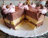Foto del paso 13 de la receta: Torta de mousse de chocolate y mousse de dulce de leche