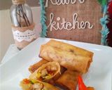 Foto langkah ke 8 dari resep Lumpia Tempe Teri & Jagung (lumpia titidj).